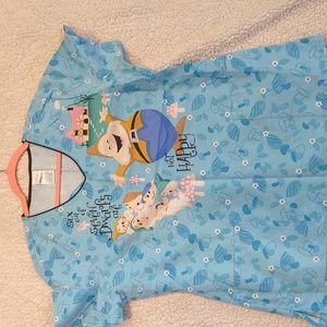 Disney scrub top